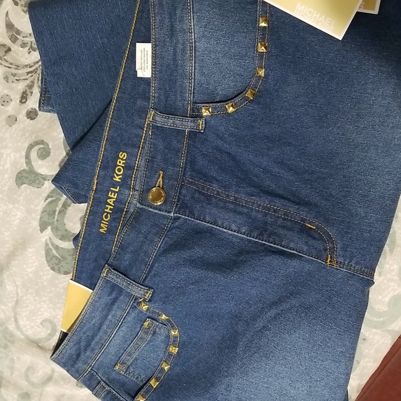 MICHAEL Michael Kors women Selma Skinny Ankle Jeans  Size 14 Washed Blue - Picture 4 of 13